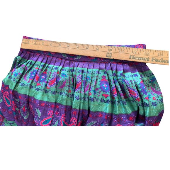 Vintage O by Oscar De la Renta Silk skirt women’s size 8 - Picture 7 of 12